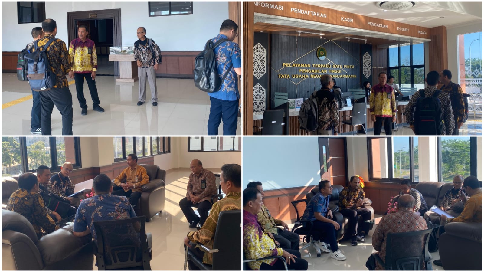 Kunjungan Pemeriksaan Tim Badan Pengawasan MARI pada Pengadilan Tinggi Tata Usaha Negara Banjarmasin